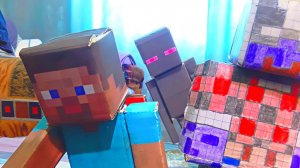 бумажный Майнкрафт 2 сезон 23 серия нас спалили