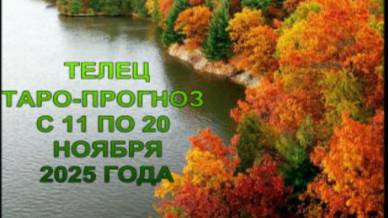 ТЕЛЕЦ ТАРО-ПРОГНОЗ С 11 ПО 20 НОЯБРЯ 2025 ГОДА смотреть онлайн