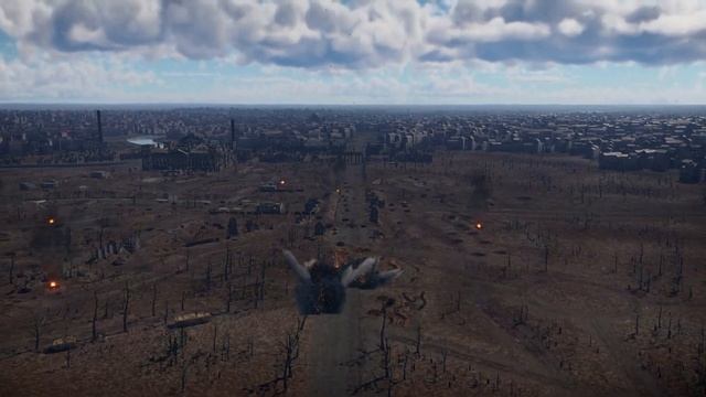 Carpet bombing of Tiergarten in Berlin (War Thunder) смотреть онлайн