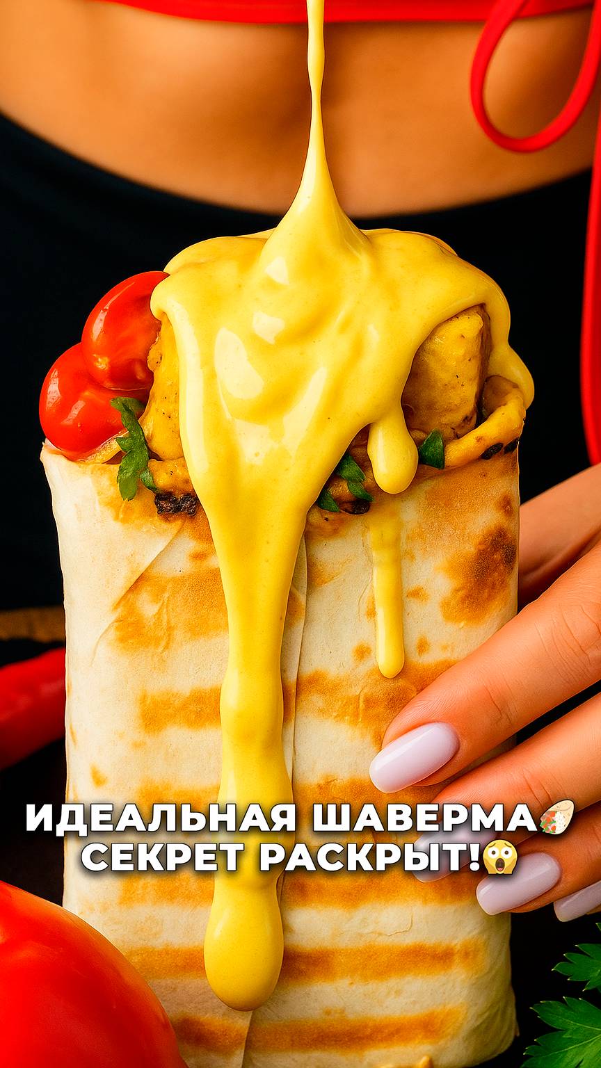 Секрет Сочной Шавермы🌯🔥 #shorts #шаурма #шаверма #рецепт #быстрыйужин #соус #еда