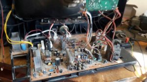 Телевизор     JVC AV-J21T  точка в центе экрана(точка в центе экрана( pb assy)).