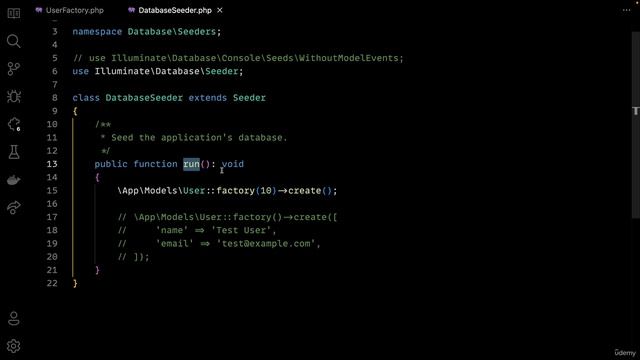 12. Model Factory and Seeder смотреть онлайн