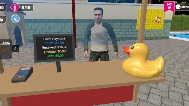 Игры: Работаю в аквапарке в Waterpark Simulator! Премьера, новые серия и сезон! 5 сезон 11 серия