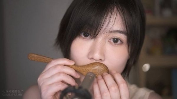 🧟♀️丧妹 ASMR／Wooden spoon percussion  [SOMBIE]