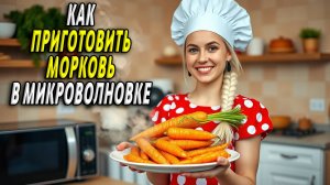 Как приготовить морковь в микроволновке