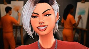 Драка заключенных в моей тюрьме в Симс 4  The Sims 4 Prison Challenge