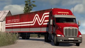 453 / ETS2 1.56 / Peterbilt 387 / Русская сборка / Взял груз из Оймякона на Якутск.