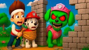 ЩЕНЯЧИЙ ПАТРУЛЬ СКАЙ ЗАРАЗИЛАСЬ ЗОМБИ ВИРУСОМ АПОКАЛИПСИС в МАЙНКРАФТ PAW PATROL МУЛЬТИК