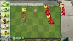 Plants vs. Zombies SpongeBob and Groot