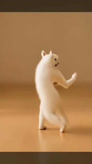 Белый лис в танце — искусство AI 🦊🎵📄