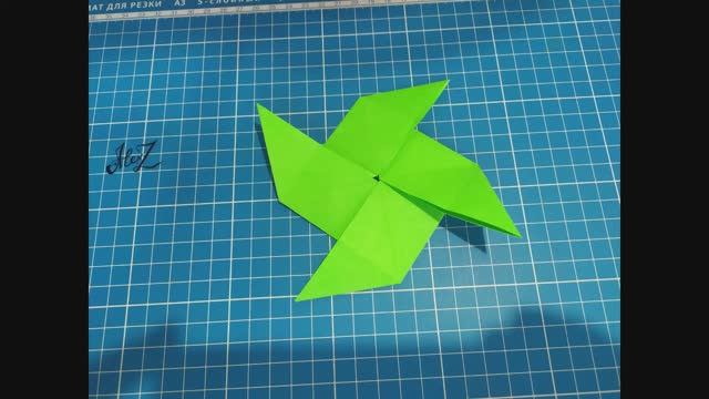 ОРИГАМИ от простого к сложному! Флюгер