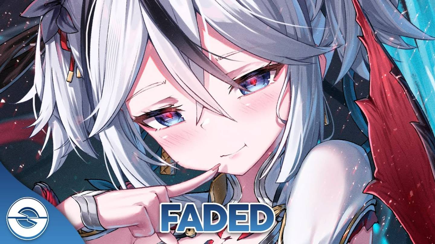 Nightcore - Faded (Lyrics) #Аниме #Найткор #Anime #Песня
