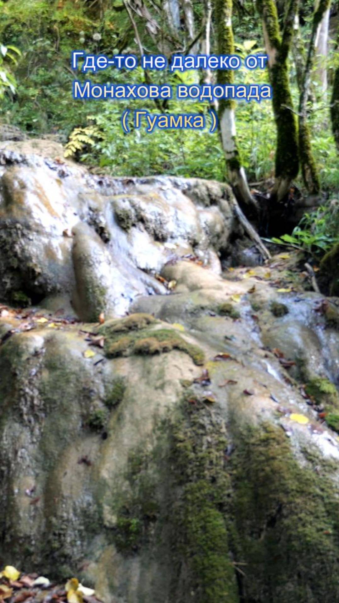 Река Монахова водопада ( Гуамка - Мезмай )