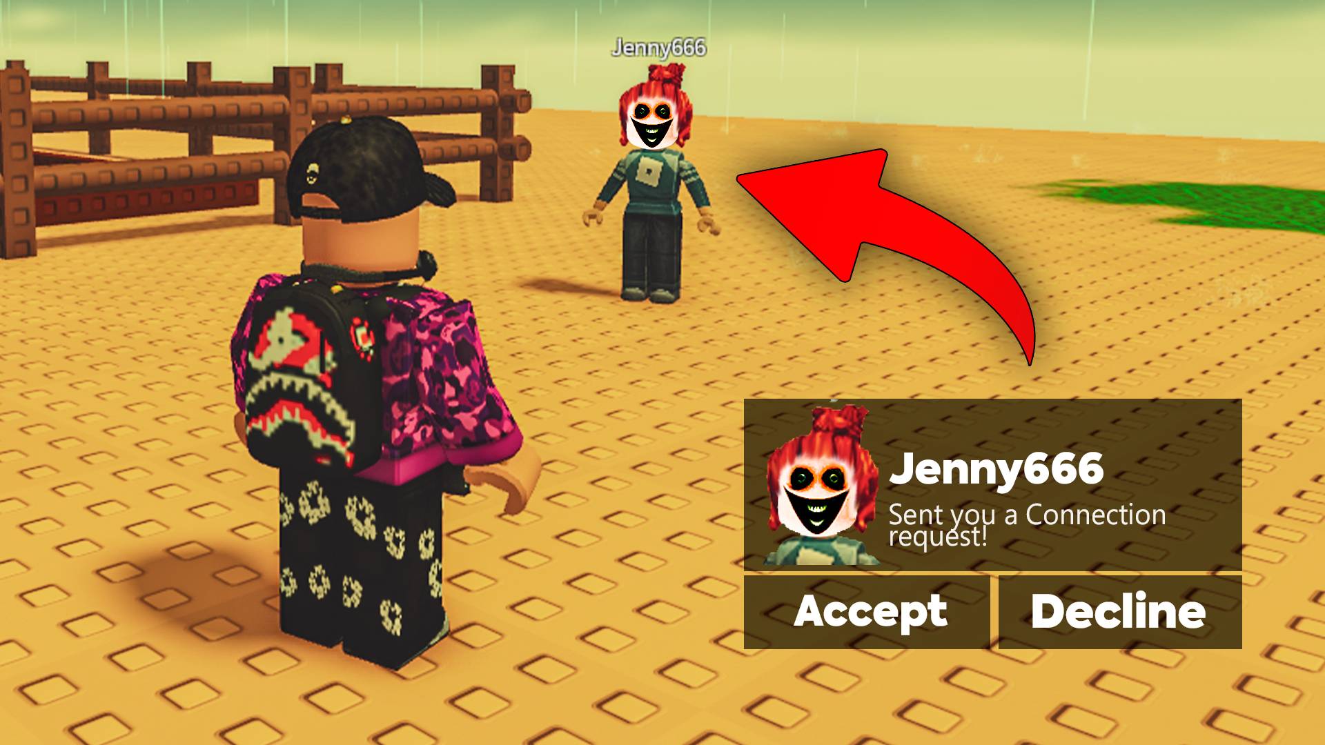 Роблокс НИКОГДА Не ДОБАВЛЯЙ Этого Игрока в ДРУЗЬЯ… смотреть онлайн