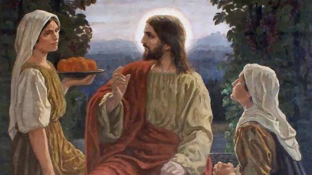 Мария же избрала благую часть, которая не отнимется у неё. От Лк. 10:38-42 смотреть онлайн