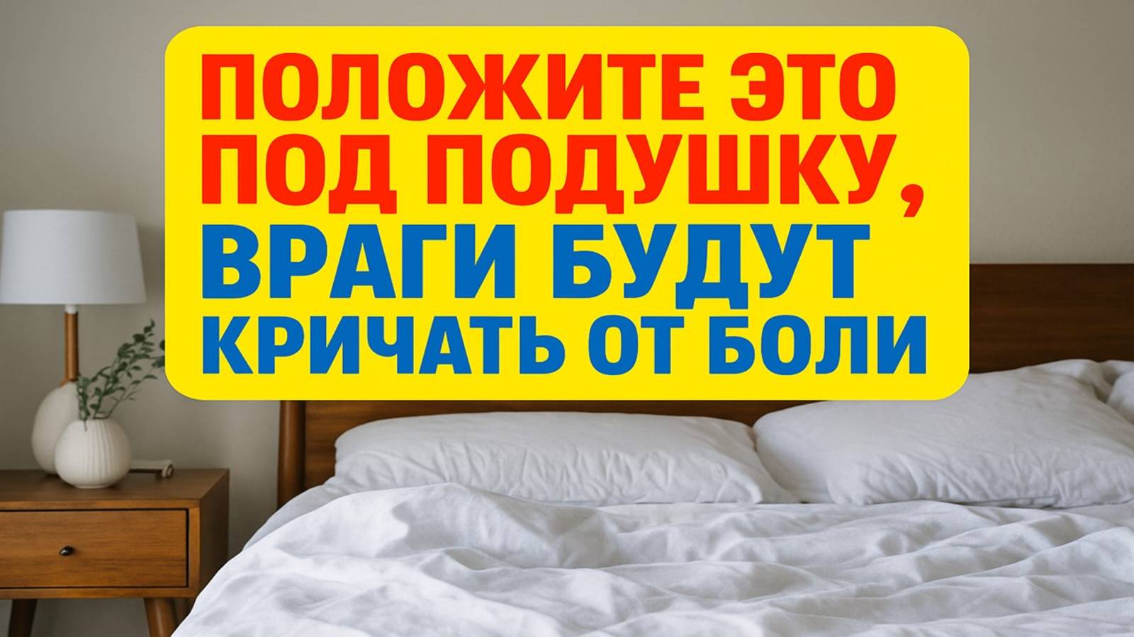Что положить под подушку этой ночью, чтобы покой вернулся и враги забыли ваш дом смотреть онлайн