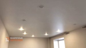 Фабричные потолки - отзыв на установку натяжного потолка