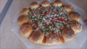 Пицца пирог ОРИГИНАЛЬНО НЕВЕРОЯТНО вкусно и КРАСИВО УДИВИТЬ сможете ВСЕХ
