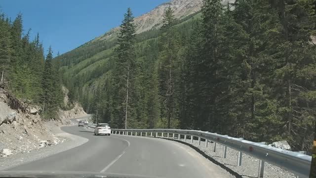 Дорога возле села Акташ (Горный Алтай) - до и после ремонта. смотреть онлайн