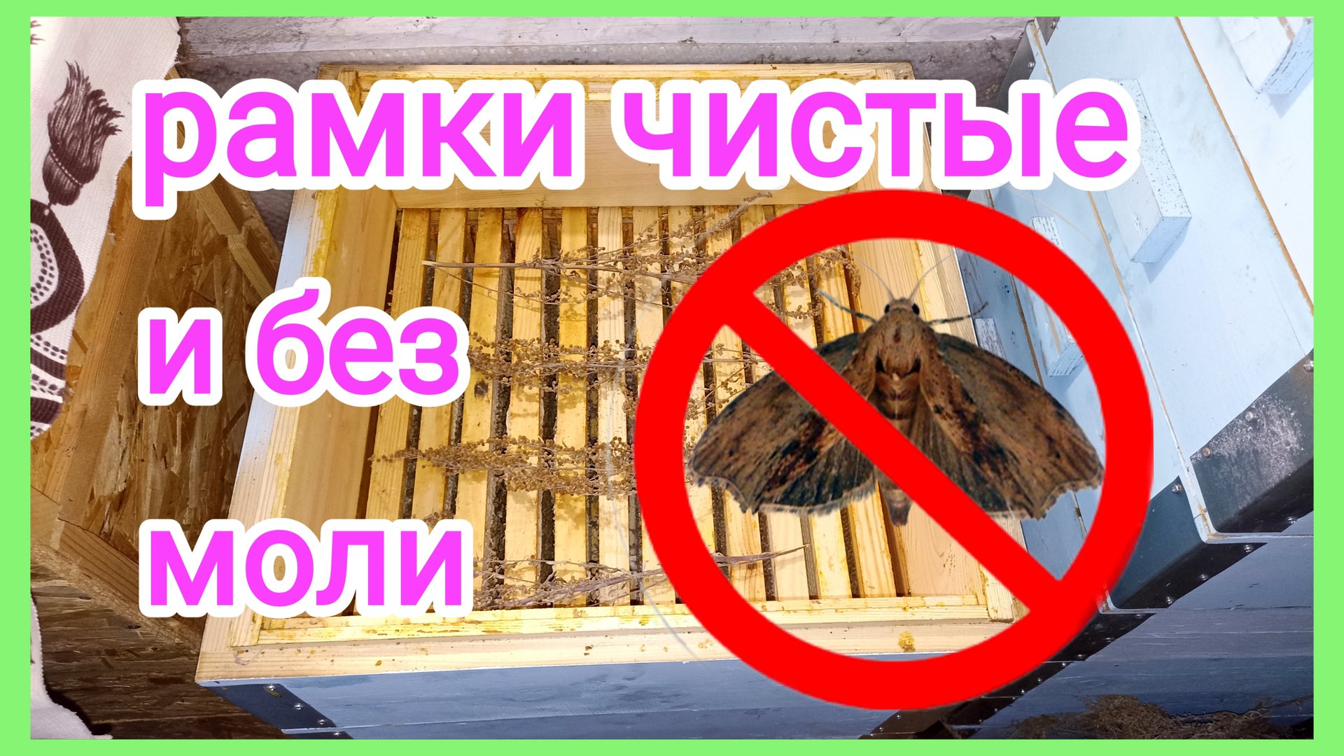 Хранение рамок для пчёл на пасеке зимой. Пчеловодство. смотреть онлайн