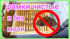 Хранение рамок для пчёл на пасеке зимой. Пчеловодство.