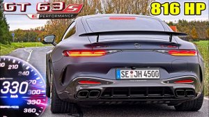 2026 Mercedes-AMG GT 63 SE 816ЛС | 0-100 100-200 200-300 КМ/Ч ЗВУК и POV AutoTopNL