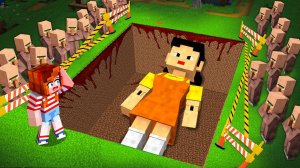 😳 Я НАШЛА КУКЛУ ИЗ ИГРЫ В КАЛЬМАРА В ОГРОМНОЙ МОГИЛЕ В МАЙНКРАФТ