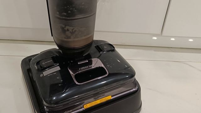 самоочистка вертикального пылесоса Roborock F25 ultra смотреть онлайн