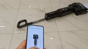 удаленное управление вертикальным пылесосом Roborock F25 ultra