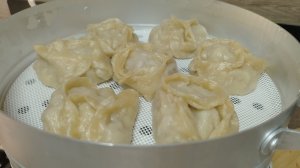 Манты-узбекский рецепт. Мясо+картофель.