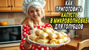 Как приготовить капусту в микроволновке для голубцов