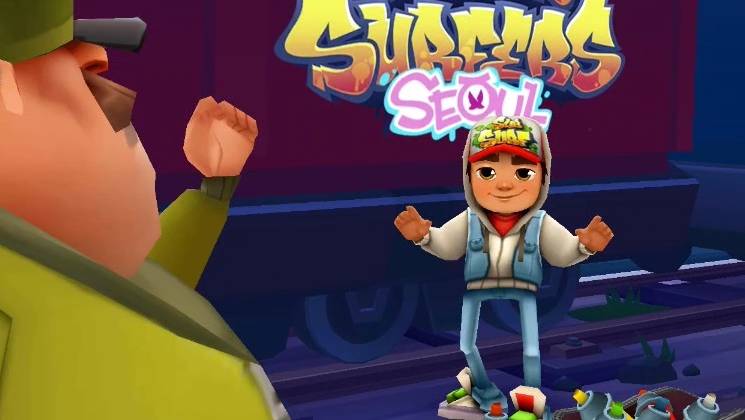 Детские мультики Бегалки Subway Surfers Seoul смотреть онлайн