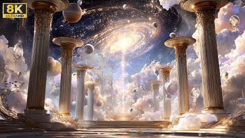 Heaven’s Grand Hall _ A Journey Beyond the Clouds