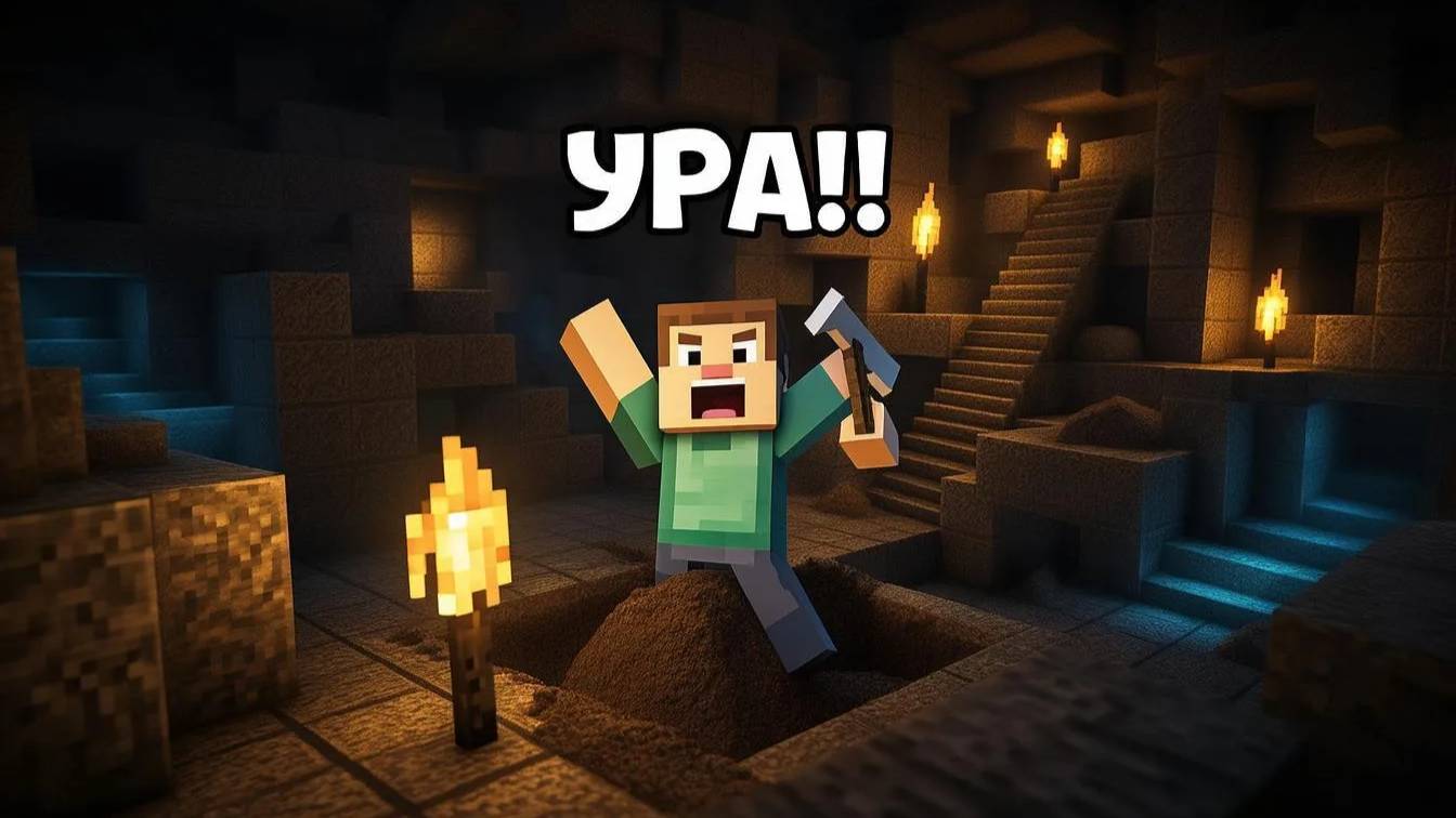 НАШЛИ БЕДРОК В МАЙНКРАФТ С ДИМОЙ! ЧАСТЬ 2 | Виктор Ен От | Minecraft. смотреть онлайн