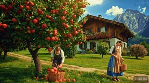 🚶 SmartTV 4К ➤ 🌺 Яблочный рай - деревенская жизнь Швейцарии осенью! 🌺
