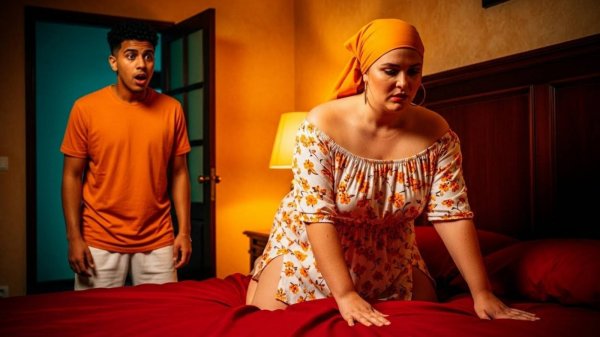 Он пришёл помочь жене своей тёти, пока та была в отъезд