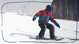 Все повороты с проскальзыванием на сноуборде