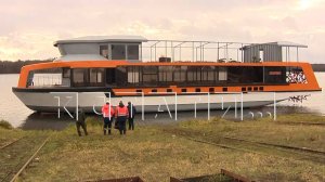 В Нижнем Новгороде спущено на воду судно с современной колёсно-движительной системой