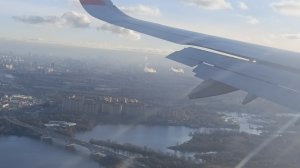 Посадка самолета Airbus Москве Шереметьево | Рейс Аэрофлот Минеральные Воды - Москва