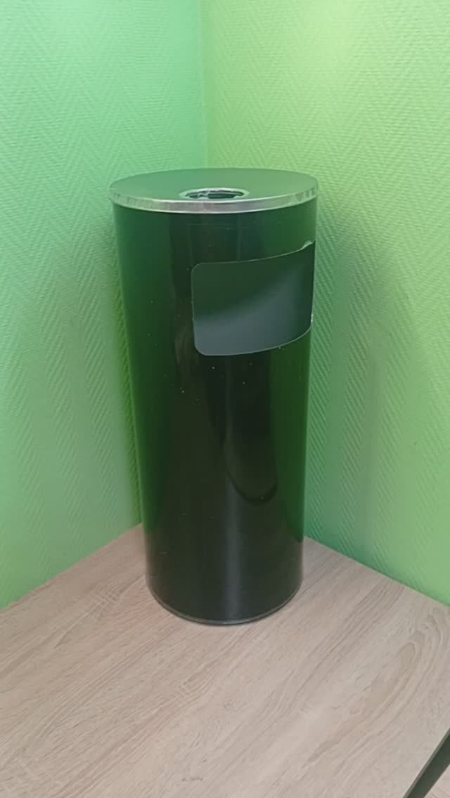 Урна-пепельница сталь оцинкованная D=23, H=60см черная TIT арт 1038778 смотреть онлайн