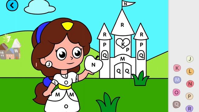 Детям. Раскрашиваем принцессу смотреть онлайн