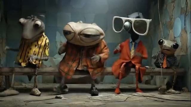 Strange AI Creatures Dancing Its La Vida Loca смотреть онлайн