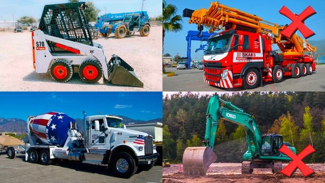 Строительная техника. Изучаем строительные машины. Строительный транспорт для детей смотреть онлайн