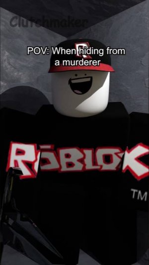 Hidden right behind the murderer: #shorts #short #roblox #funny #robloxmemes