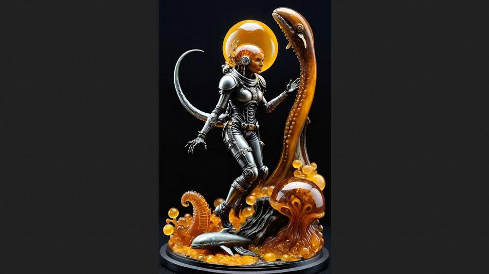 Янтарные фигурки Доктора Мавро 2