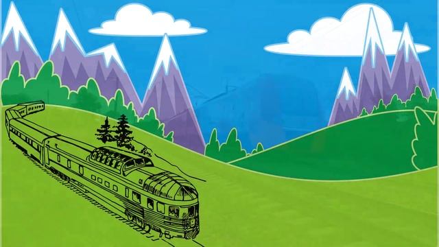 Учим поезда. Развивающее видео смотреть онлайн