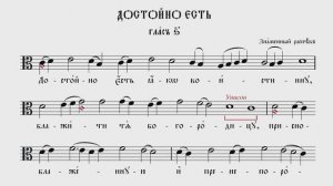 ДОСТОЙНО ЕСТЬ | ЗНАМЕННЫЙ РАСПЕВ, ГЛАС 6 | ВАЛААМСКИЙ ОБИХОД #ноты #клирос #валаам