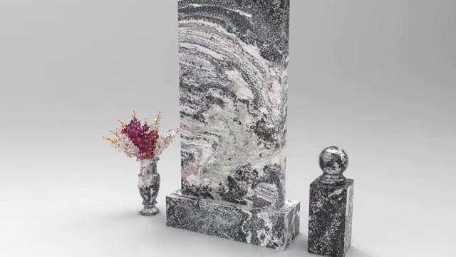 Памятники из Междуреченского гранита из гранита Эвер Грин из Айс Тундра смотреть онлайн