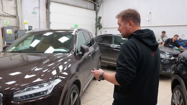 Volvo XC90 - штатный автозапуск с телефона