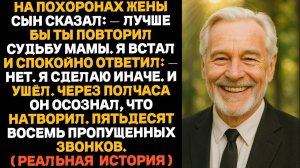 На похоронах жены сын сказал: “Это ты должен лежать здесь!” — но я выбрал совсем другое